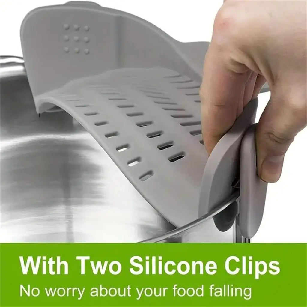Silicone Kitchen Draining Strainer Clip