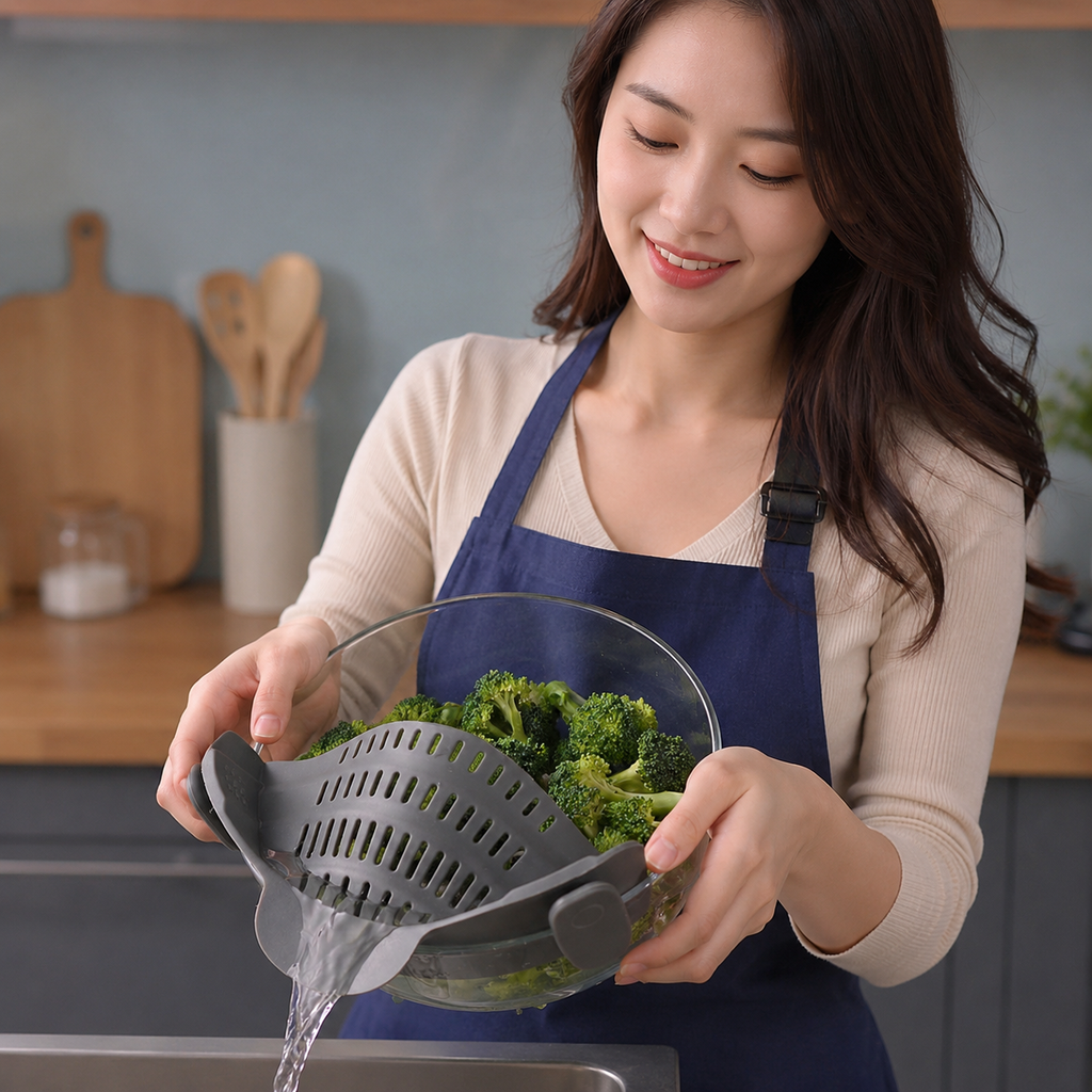 Silicone Kitchen Draining Strainer Clip